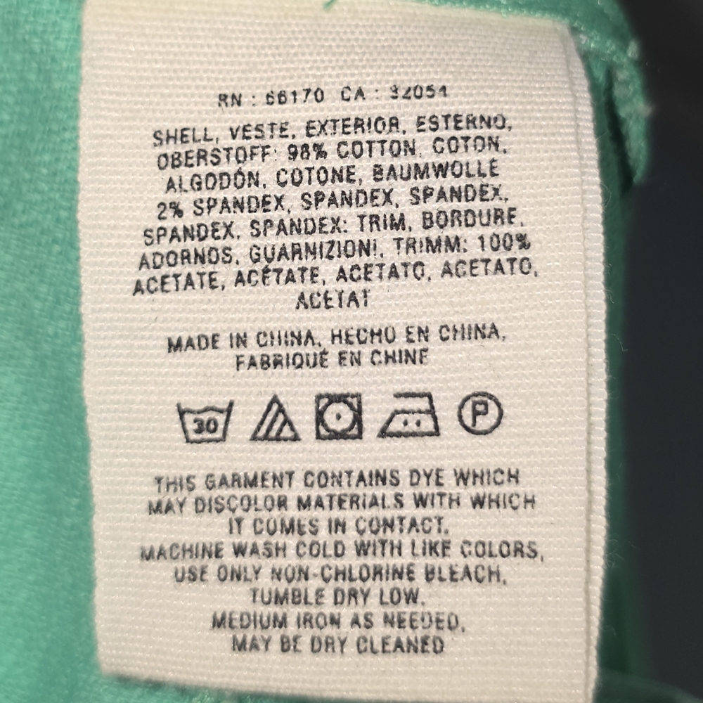 Cartonnier for Anthropologie Green Tailored Shorts – Women’s Size 2 - Picture 6 of 7
